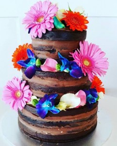 chocolate 2 tier naked