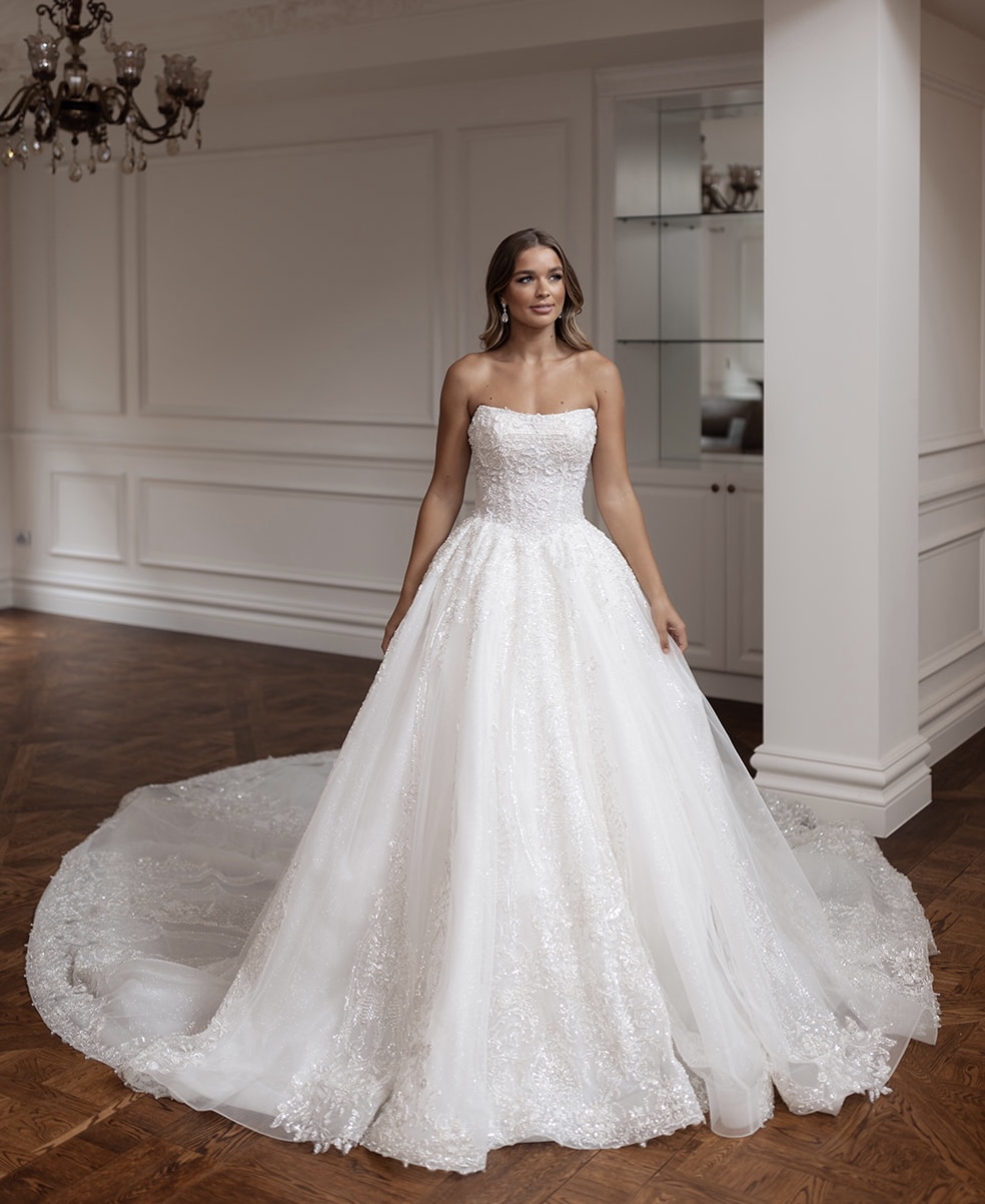 Romantic wedding dress  Bridal gowns Melbourne Leah S Design